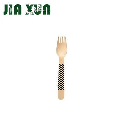 Лого брендирана дрвена виљушка